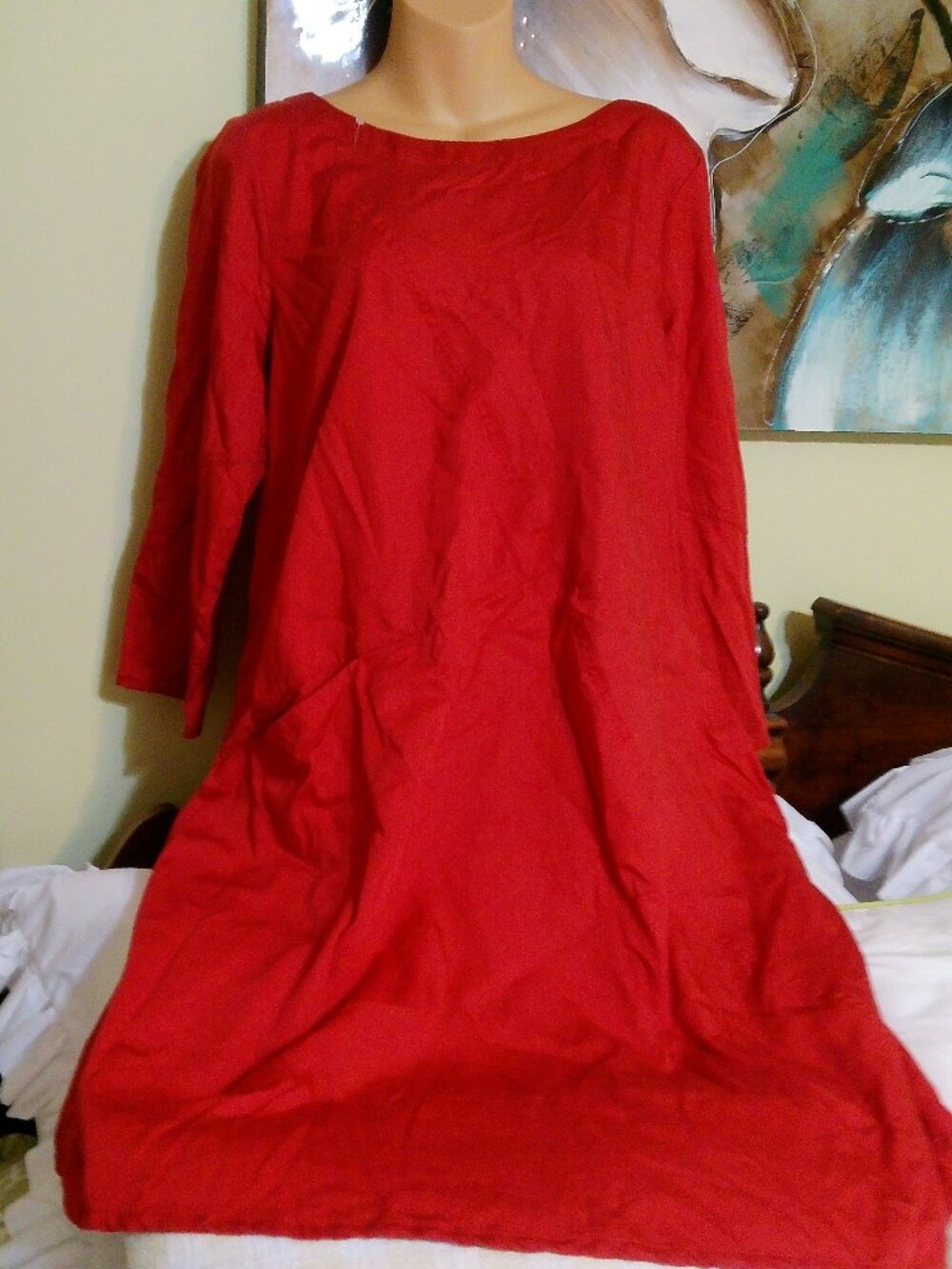 RUSTY RED DRESS FROM COLDWATER CREEK NWT  SIZE MED